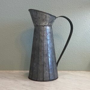 Ashland Rustic Galvanized Metal Flower Pitcher
